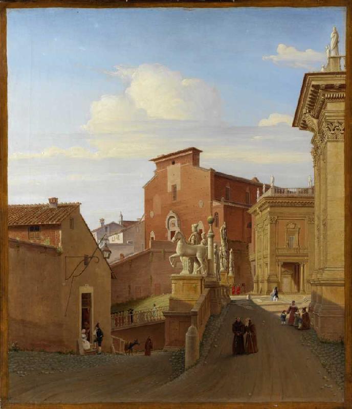 Ansicht des Kapitols in Rom de Wilhelm Brücke