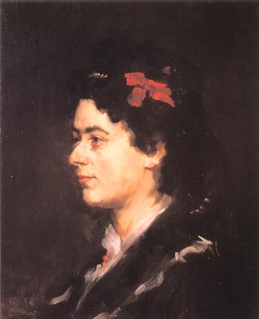 Portrait of Mrs Helene Auspitz de Wilhelm Maria Hubertus Leibl