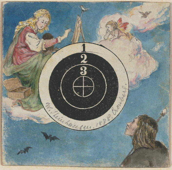 Decorated target de Wilhelm Steinhausen