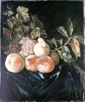 Still Life with Peaches and Grapes