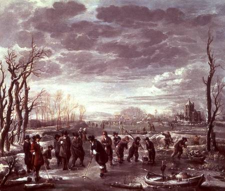 Winter Landscape de Willem Kool or Koolen
