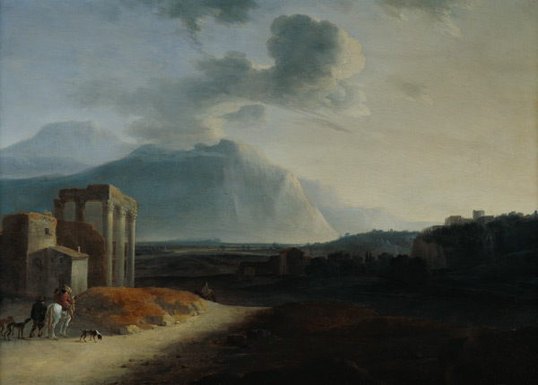 Landscape with Mount Stromboli de Willem Schellinks
