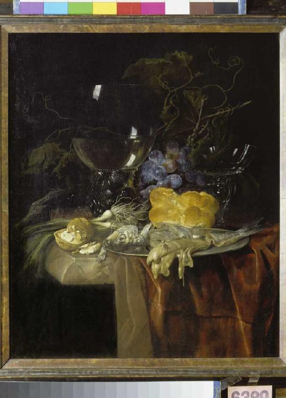 The breakfast. de Willem van Aelst
