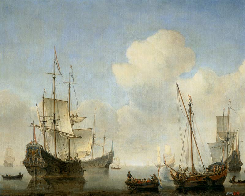 Schiffe an der West-Afrikanischen Küste de Willem van de Velde d.J.