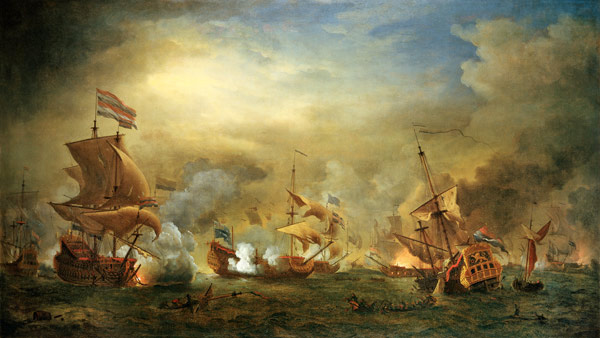 The Battle of the Texel, Kijkduin de Willem van de Velde d.J.