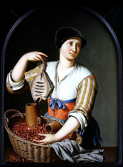 The Fish Wife de Willem van Mieris