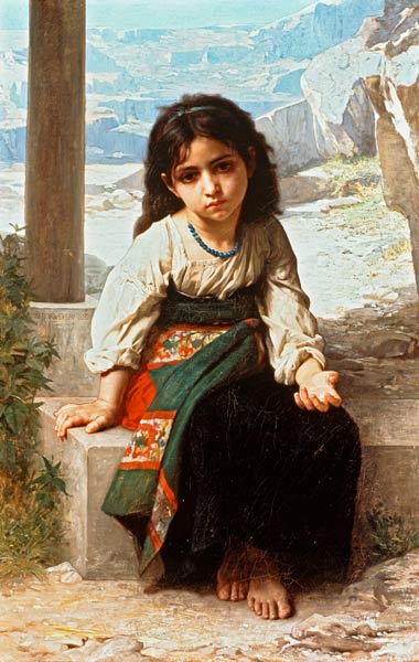 Petite Mendiante de William Adolphe Bouguereau