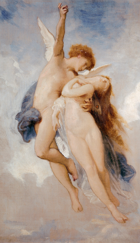 Cupid and Psyche de William Adolphe Bouguereau