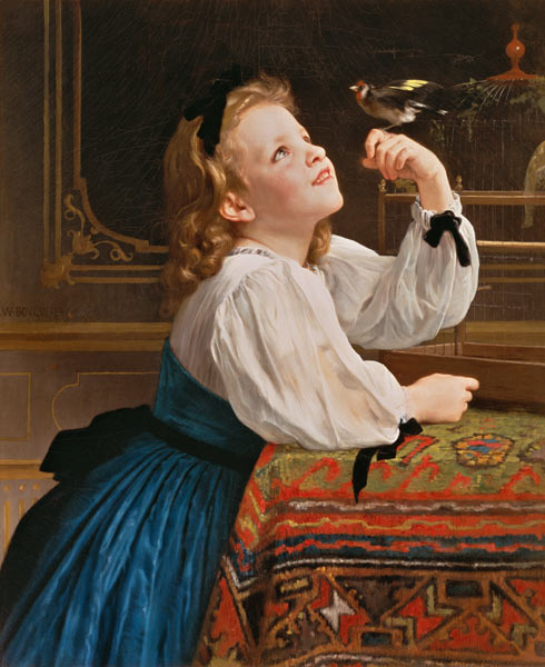 LOiseau Cheri de William Adolphe Bouguereau