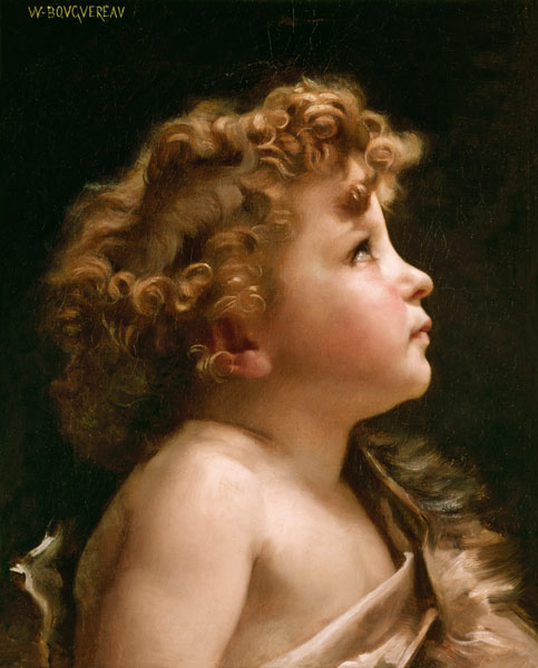 Young John the Baptist. de William Adolphe Bouguereau