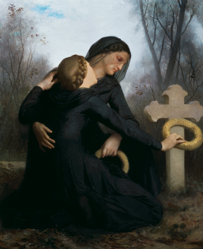Le Jour des Morts (All Saints Day) de William Adolphe Bouguereau
