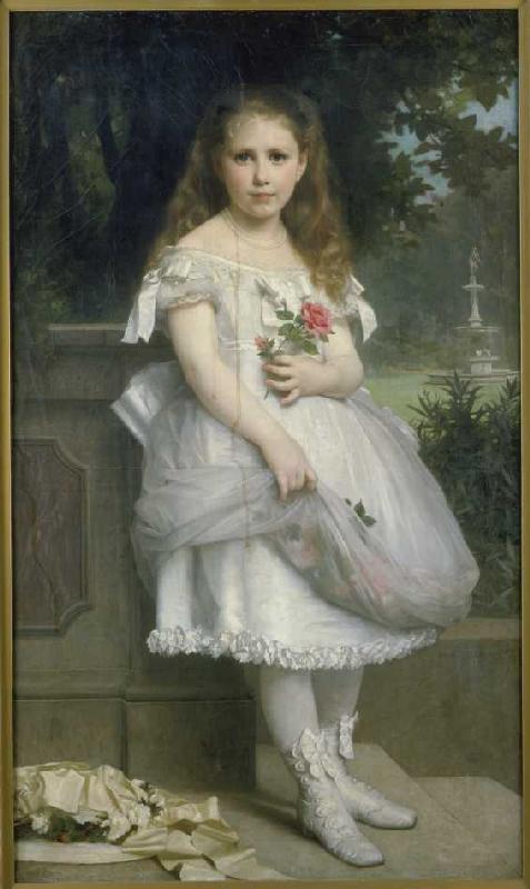 Anna Mounteney Jephson in the Ballkleidchen de William Adolphe Bouguereau