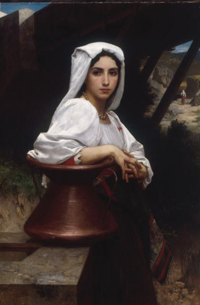 Young Italian Girl de William Adolphe Bouguereau
