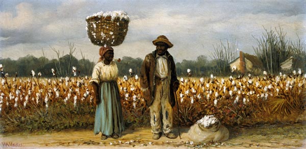 At the cotton harvest de William Aiken Walker