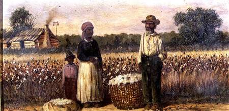 Cotton Pickers in the American South (board) (for pair see 67736) de William Aiken Walker
