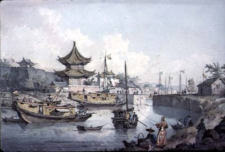 Barges of Lord Macartney's Embassy to China de William Alexander