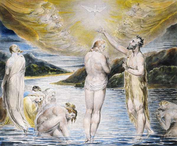 The Baptism of Christ de William Blake