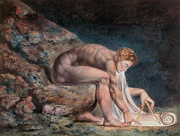 Isac Newton de William Blake