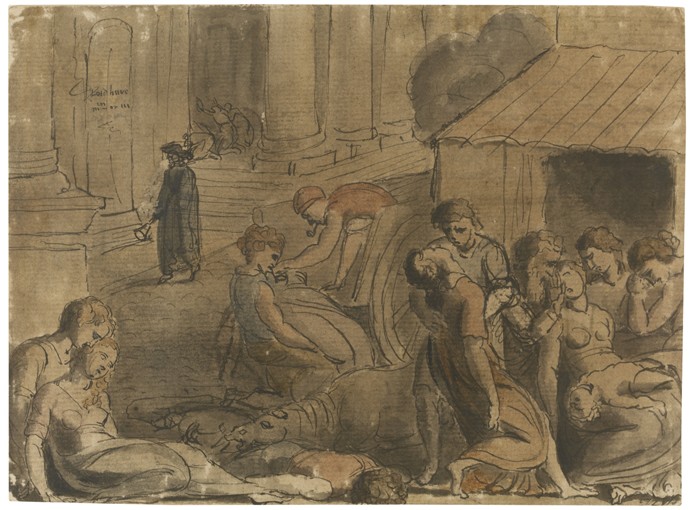 Great Plague of London de William Blake