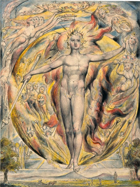 The Sun at His Eastern Gate (from John Milton's L'Allegro and Il Penseroso) de William Blake