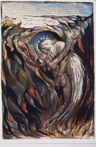 Illustration for Jerusalem de William Blake