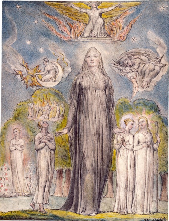 Melancholy (from John Milton's L'Allegro and Il Penseroso) de William Blake