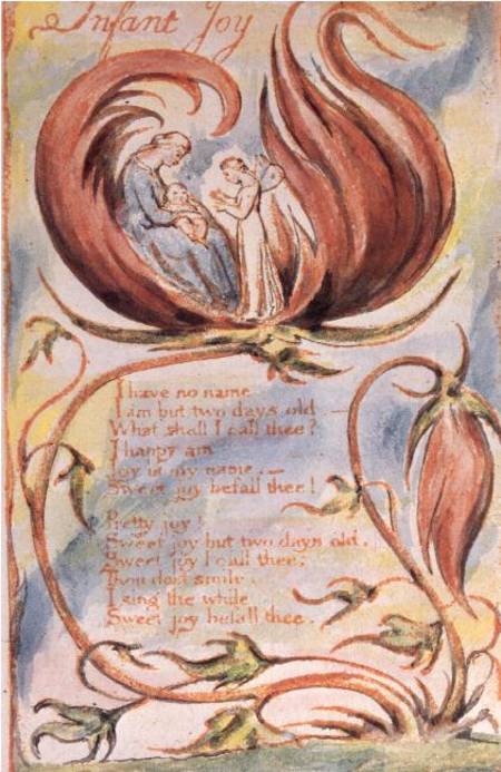 Songs of Innocence; Infant Joy de William Blake