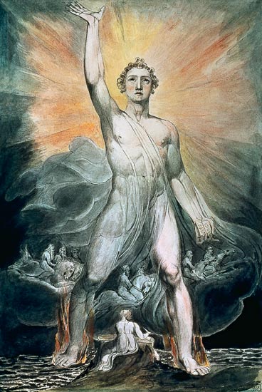 La revelación del Angel de William Blake