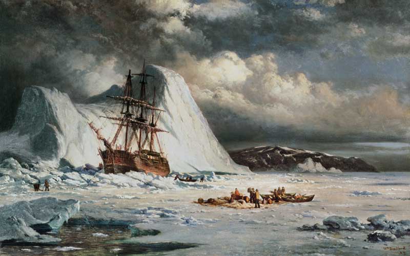 Icebound Ship de William Bradford