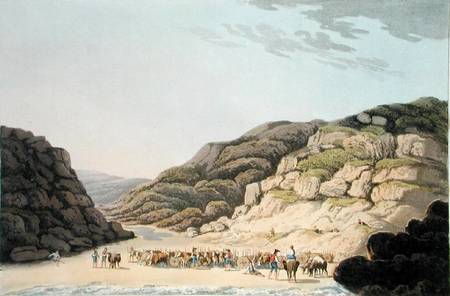 Creek of Maceira, from 'Sketches of the Country, Character, and Costume, in Portugal And Spain Made de William Bradford