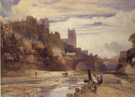 Durham from the River de William Callow