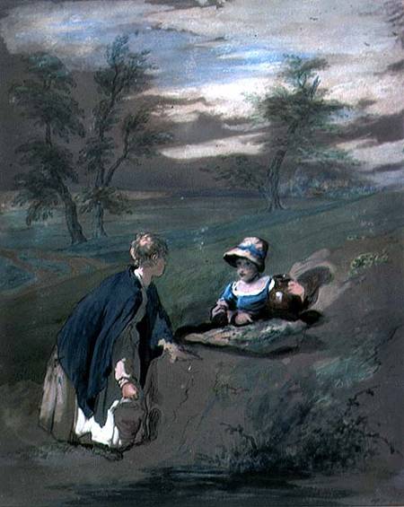 Kentish Peasant Girls de William Collins