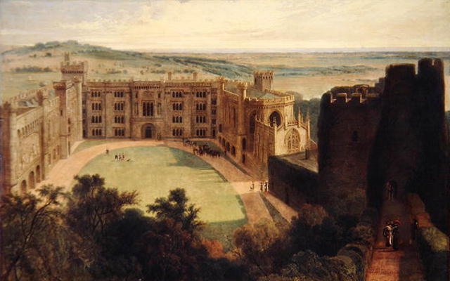 Arundel Castle from the Keep, 1823 (oil on canvas) de William Daniell