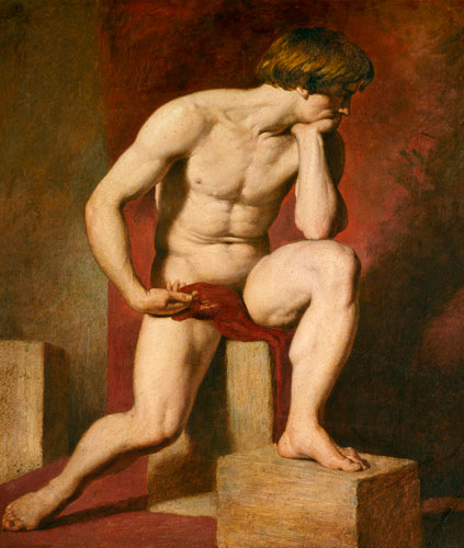 A Male Nude de William Etty