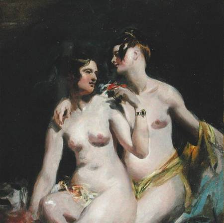 Two Female Nudes de William Etty