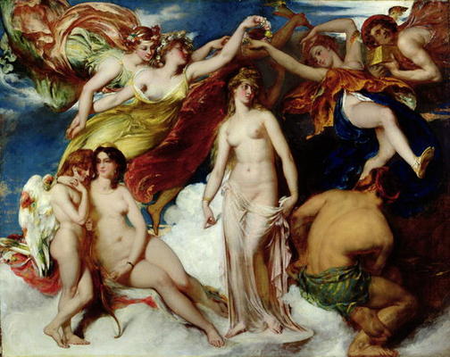 Pandora Crowned by the Seasons, 1824 (oil on canvas) de William Etty