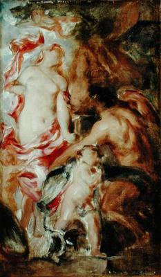 Allegorical Study, A Sketch (oil on canvas)