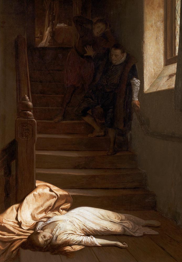 The Death of Amy Robsart in 1560 de William Frederick Yeames