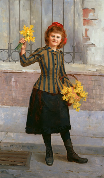 A Portrait of Miss Gertie Miller de William H. Parkinson