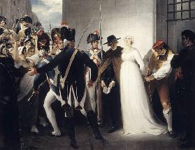 Marie Antoinette Being Taken to Her Execution on 16 October 1793