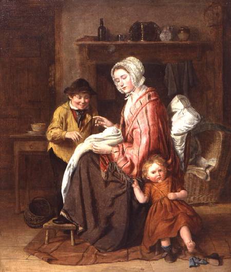 No longer the baby! c.1860 de William Hemsley