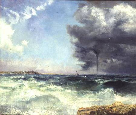 A Stormy Crossing de William Henry Bartlett