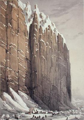 The Bivouac, Cape Seppings, from 'Ten Coloured Views taken during the Arctic Expedition of Her Majes de William Henry Browne