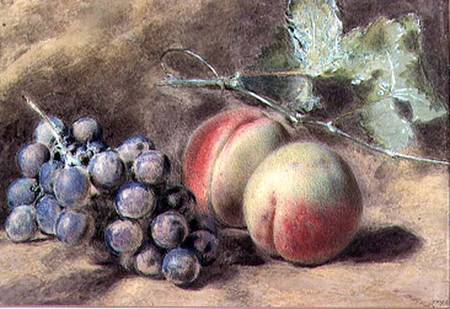 Grapes and Peaches de William Henry Hunt