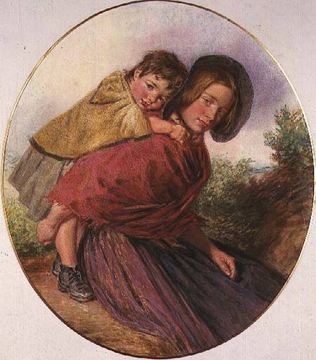Mother and Child de William Henry Hunt