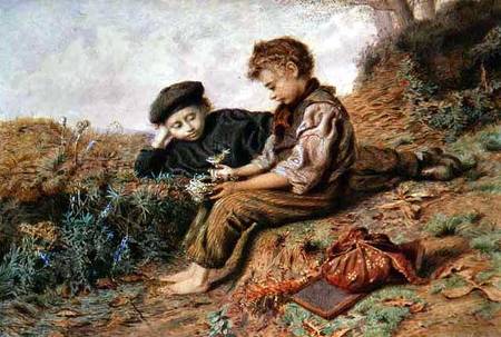 Schoolboys with a Stolen Nest de William Henry Hunt