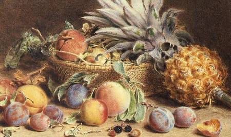 Still Life with fruit de William Henry Hunt
