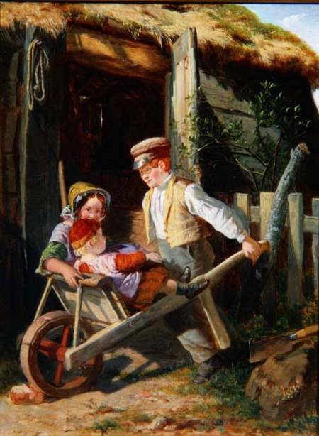 Wheelbarrow (panel) de William Henry Knight