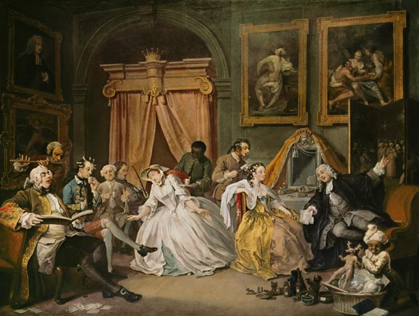Marriage a la Mode: IV, The Toilette de William Hogarth