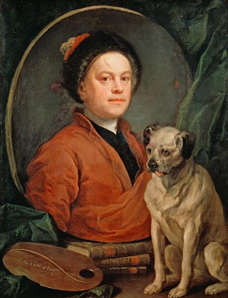 Self-portrait de William Hogarth